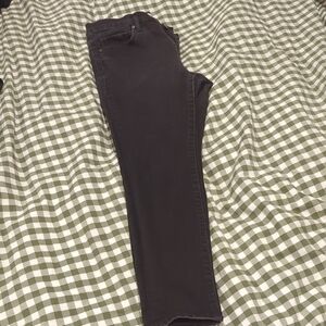 LOFT Charcoal Denim Jeans Skinny Leg